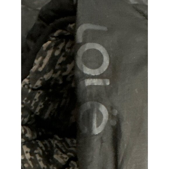 CCC Lole Reversible Hooded Puffer Jacket Black Gray Full Front Zipper - Picture 7 of 8